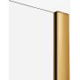 New Trendy Smart kabina prysznicowa 100x100 cm kwadratowa złoty szczotkowany/szkło przezroczyste EXK-7527 zdj.5