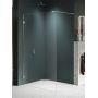 New Trendy Avexa Nickel Brushed ścianka prysznicowa walk-in 90 cm nikiel szczotkowany/szkło przezroczyste EXK-8638 zdj.1