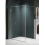 New Trendy Avexa Nickel Brushed ścianka prysznicowa walk-in 80 cm nikiel szczotkowany/szkło przezroczyste EXK-8649 zdj.1