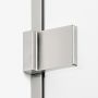 New Trendy Avexa Nickel Brushed ścianka prysznicowa walk-in 50 cm nikiel szczotkowany/szkło przezroczyste EXK-8726 zdj.5