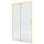 New Trendy Softi X Gold Brushed drzwi prysznicowe 100 cm rozsuwane lewe złoty szczotkowany/szkło przezroczyste EXK-8922 zdj.1