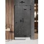 New Trendy Avexa Black drzwi prysznicowe 140 cm wnękowe prawe czarny półmat/szkło przezroczyste EXK-1559 zdj.1