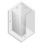 New Trendy New Modus White ścianka prysznicowa 140 cm wolnostojąca biały mat/szkło z nadrukiem EXK-2245 zdj.2