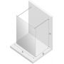 New Trendy New Modus White Walk-In ścianka prysznicowa 130 cm wolnostojąca biały mat/szkło przezroczyste EXK-2270 zdj.2