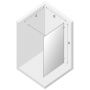 New Trendy Avexa Walk-In ścianka prysznicowa 140 cm wolnostojąca chrom/szkło przezroczyste EXK-2512 zdj.2