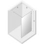 New Trendy Avexa White Walk-In ścianka prysznicowa 90 cm wolnostojąca biały mat/szkło przezroczyste EXK-2910 zdj.2