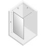 New Trendy Avexa White Walk-In ścianka prysznicowa 140 cm wolnostojąca biały mat/szkło przezroczyste EXK-3009 zdj.2