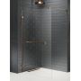 New Trendy Avexa Copper Brushed Walk-In ścianka prysznicowa 80 cm wolnostojąca miedź szczotkowana/szkło przezroczyste EXK-3775 zdj.1