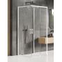 New Trendy Prime White kabina prysznicowa 90x80 cm lewa biały mat/szkło przezroczyste K-1093 zdj.1