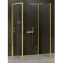 New Trendy Prime Light Gold kabina prysznicowa 120x120 cm kwadratowa prawa złoty/szkło przezroczyste K-1563 zdj.1