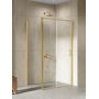 New Trendy Prime Gold Brushed kabina prysznicowa 140x80 cm złoty szczotkowany/szkło przezroczyste K-3851 zdj.1