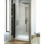 New Trendy Negra drzwi prysznicowe 80 cm wnękowe szkło przezroczyste EXK-1193 zdj.1
