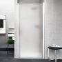 Novellini Young 1B drzwi prysznicowe 72 cm biały mat/szkło satynowe Y21B72-4U zdj.4