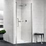Novellini Young 1B drzwi prysznicowe 92 cm chrom/szkło przezroczyste Y21B92-1K zdj.4