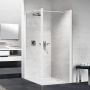 Novellini Young 2.0 F1B ścianka prysznicowa 89 cm boczna biały mat/szkło przezroczyste Y2F1B89-1U zdj.4