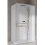 Novellini Glax 2 2.0 2P kabina z hydromasażem 120x80 cm parowa z brodzikiem prawa srebrna G222P120DT5-1BB zdj.1