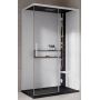 Novellini Glax 2 2.0 2P kabina z hydromasażem 120x80 cm parowa z brodzikiem prawa czarna G222P120DT5-1HU zdj.1