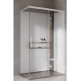 Novellini Glax 2 2.0 2P kabina z hydromasażem 120x80 cm parowa z brodzikiem prawa corda G222P120DT5-1TU zdj.1