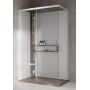 Novellini Glax 2 2.0 2P kabina z hydromasażem 120x80 cm parowa z brodzikiem lewa corda G222P120SM5-1TU zdj.1