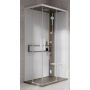 Novellini Glax 2 2.0 A kabina z hydromasażem 100x70 cm prawa parowa z brodzikiem corda G22A107DM5-1TU zdj.1