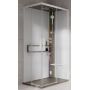 Novellini Glax 2 2.0 A kabina z hydromasażem 100x80 cm prawa parowa z brodzikiem corda G22A108DT5-1TU zdj.1