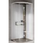 Novellini Glax 2 2.0 R kabina z hydromasażem 100x100 cm półokrągła parowa z brodzikiem corda G22R109M5-1TU zdj.1