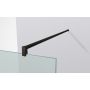 Novellini Kali H Walk-In ścianka prysznicowa 110 cm wolnostojąca czarny/szkło przezroczyste KALIH110-1H zdj.4