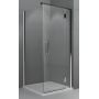 Novellini Modus G drzwi prysznicowe 110 cm prawe chrom/szkło przezroczyste MODUSGF110LD-1K zdj.1
