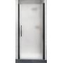 Novellini Young 1B drzwi prysznicowe 57 cm czarny/szkło satynowe Y21B57-4H zdj.1