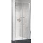 Novellini Young 2.0 2B drzwi prysznicowe 97 cm srebrny/szkło przezroczyste Y22B97-1B zdj.1