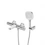Ksuro 02 zestaw bateria wannowo-prysznicowa ścienna ze słuchawką 3-funkcyjną chrom 17008010 zdj.1