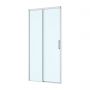 Oltens Breda drzwi prysznicowe 110 cm chrom/szkło przezroczyste 21214100 zdj.1