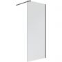Oltens Bo Walk-In ścianka prysznicowa 100 cm czarny mat/szkło przezroczyste 22002300 zdj.1