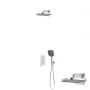 Oltens Hadsel zestaw bateria wannowo-prysznicowa podtynkowa z deszczownicą Vann (S) i słuchawką 3-funkcyjną Havis EasyClick (S) chrom 36028100 zdj.3