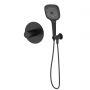Oltens Hamnes zestaw bateria prysznicowa podtynkowa ze słuchawką 3-funkcyjną Havis EasyClick (S) czarny mat 36034300 zdj.1