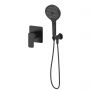 Oltens Hadsel zestaw bateria prysznicowa podtynkowa ze słuchawką 3-funkcyjną Luva EasyClick czarny mat 36038300 zdj.1