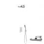 Oltens Hadsel zestaw bateria wannowo-prysznicowa podtynkowa z deszczownicą Vann i słuchawką 1-funkcyjną Tinde chrom 36042100 zdj.1