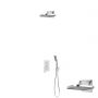 Oltens Hadsel zestaw bateria wannowo-prysznicowa podtynkowa z deszczownicą Vann (S) i słuchawką 1-funkcyjną Tinde chrom 36043100 zdj.1