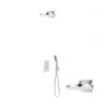 Oltens Hadsel zestaw bateria wannowo-prysznicowa podtynkowa z deszczownicą Regna i słuchawką 1-funkcyjną Tinde chrom 36044100 zdj.1