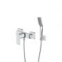Zestaw Oltens Hadsel bateria prysznicowa ścienna z kompletem natryskowym Tinde Hald chrom 36057100 zdj.1