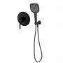 Oltens Rann zestaw bateria prysznicowa podtynkowa ze słuchawką 3-funkcyjną Havis EasyClick (S) czarny mat 36077300 zdj.1