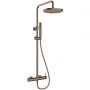 Oltens Molle zestaw prysznicowy ścienny z deszczownicą miedź szczotkowana 36504610 zdj.1