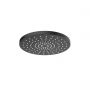 Oltens Pluva deszczownica 25x25 cm okrągła czarny mat 37010300 zdj.1