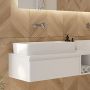 Oltens Lustra umywalka 60,5x35 cm nablatowa prostokątna z powłoką SmartClean biała 40806000 zdj.8