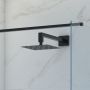 Oltens Lagan (S) ramię deszczownicy 40 cm prostokątne czarny mat 39401300 zdj.4