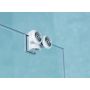 Oltens Fulla drzwi prysznicowe 100 cm wnękowe chrom błyszczący/szkło przezroczyste 21200100 zdj.3