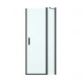 Oltens Verdal drzwi prysznicowe 100 cm czarny mat/szkło przezroczyste 21205300 zdj.1