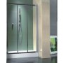 Drzwi prysznicowe przesuwane 130 cm chrom/ transparentne Omnires R-130D zdj.1