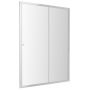 Omnires Bronx drzwi prysznicowe 140 cm chrom/szkło przezroczyste S2050140CRTR zdj.1