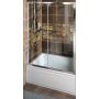 Polysan Deep drzwi prysznicowe 120 cm chrom/szkło przezroczyste MD1216 zdj.1